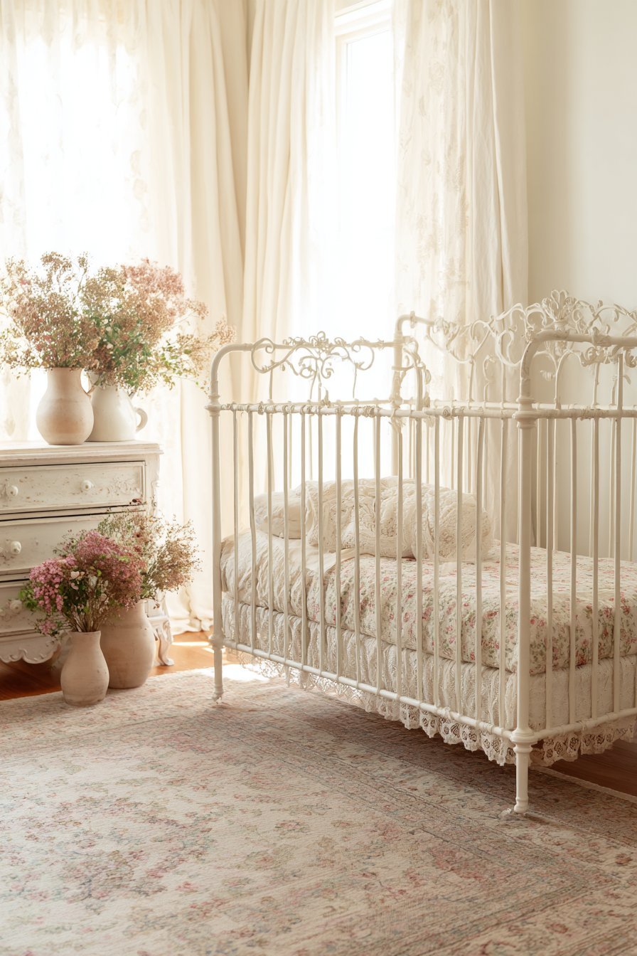 Vintage Romance with Iron Details