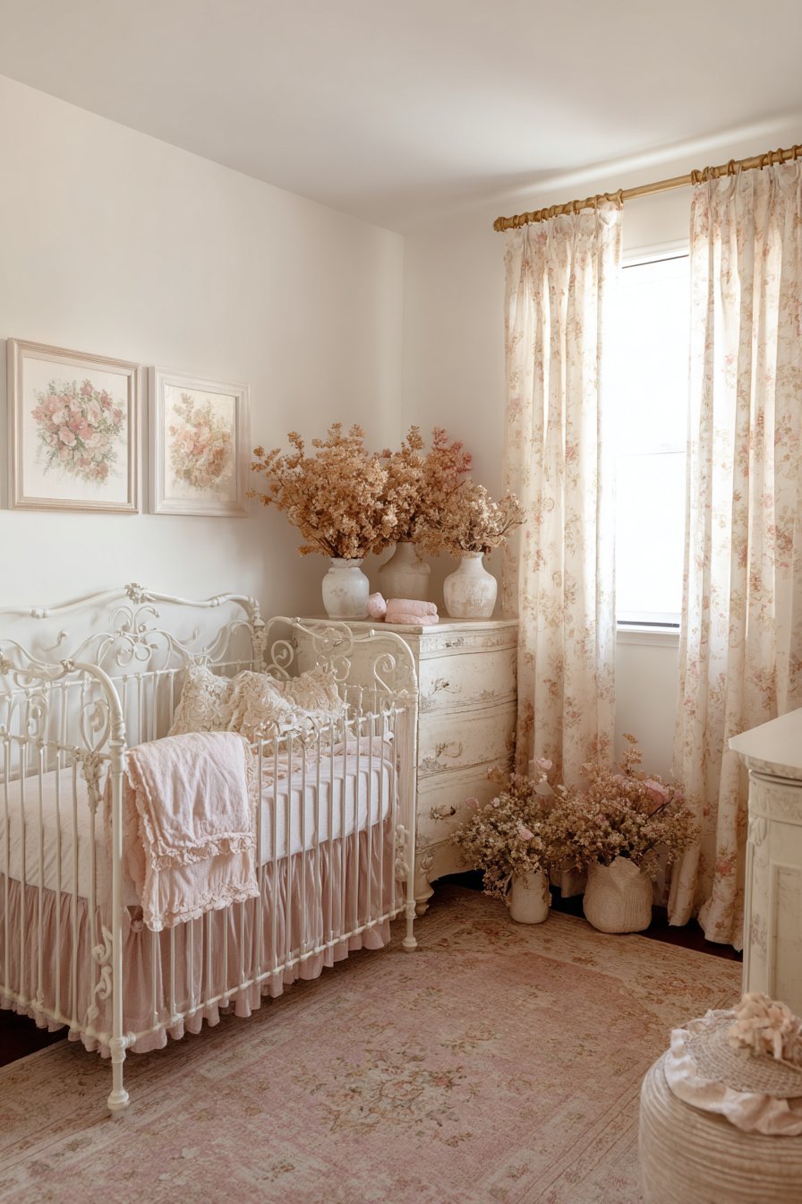 Vintage Romance with Iron Details