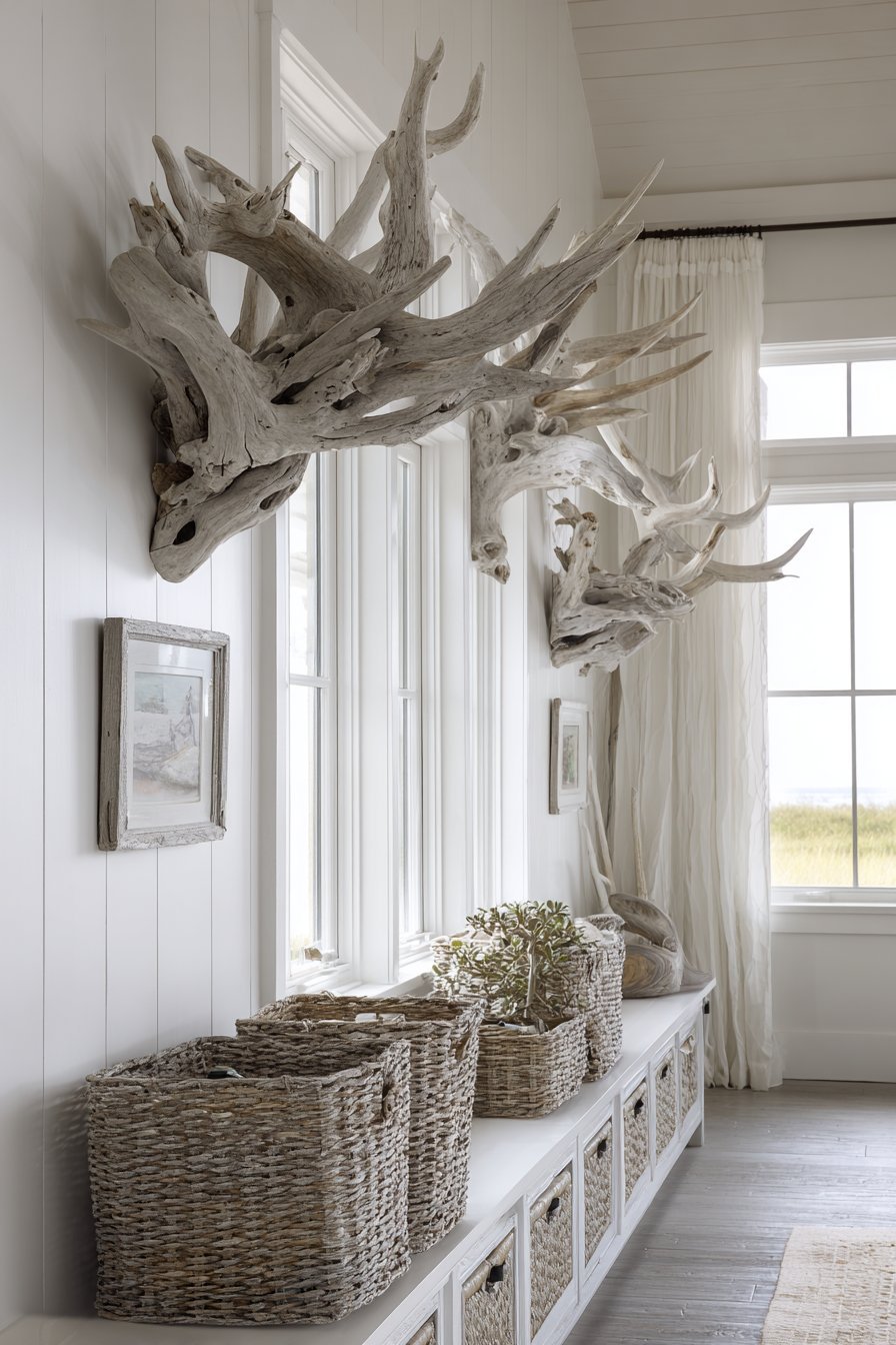Coastal Driftwood Sculptural Art