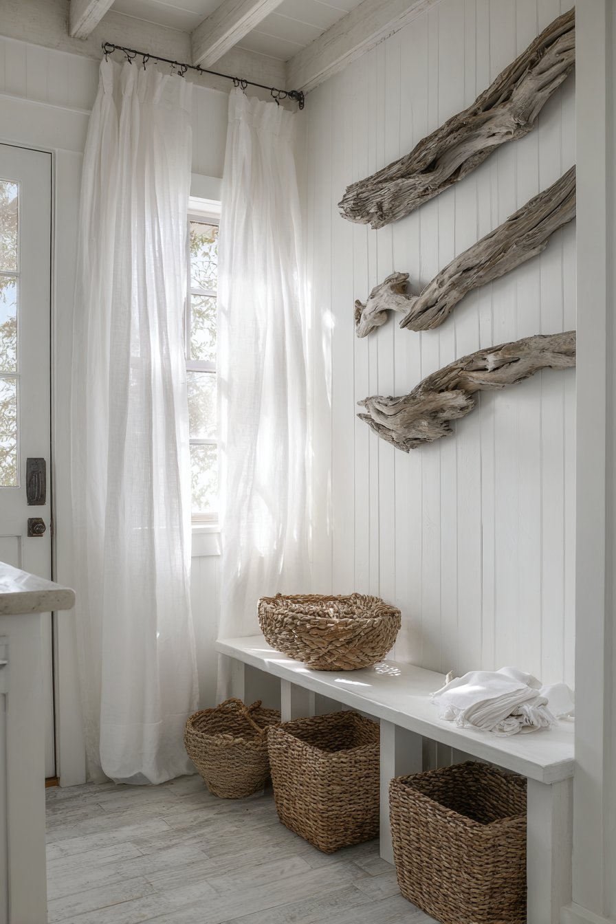 Coastal Driftwood Sculptural Art