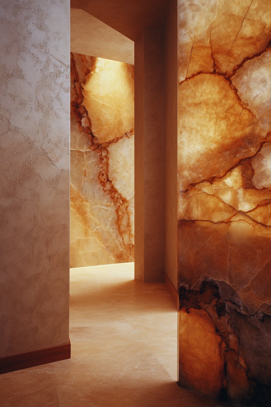 Backlit Onyx Panel Installation