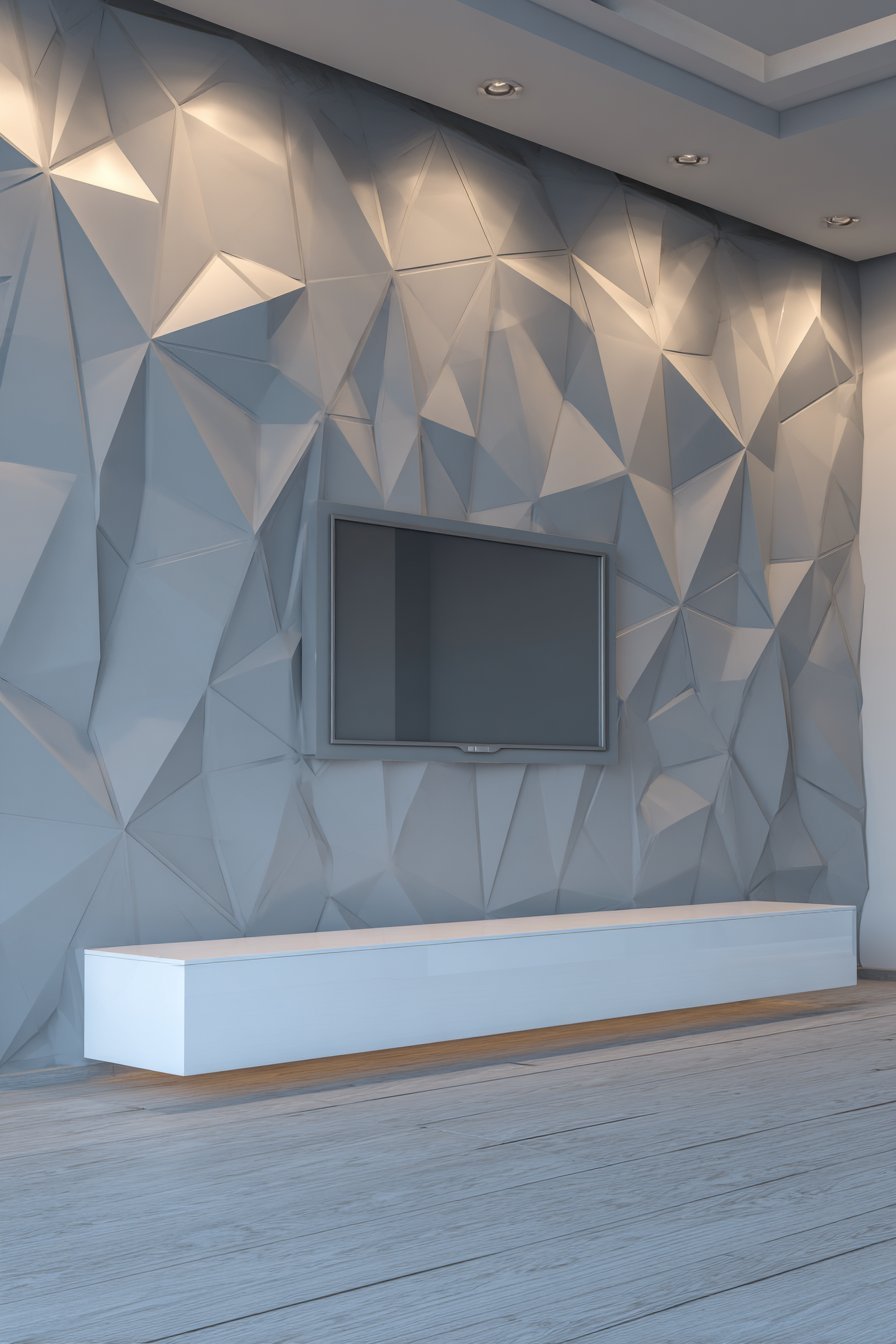 Traditional Navy Blue Built-In Cabinetry