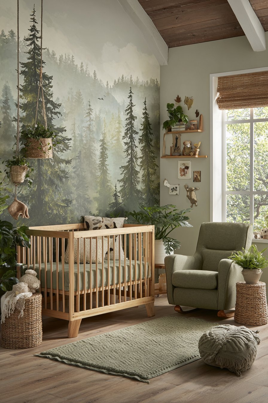 Nature-Themed Forest Retreat