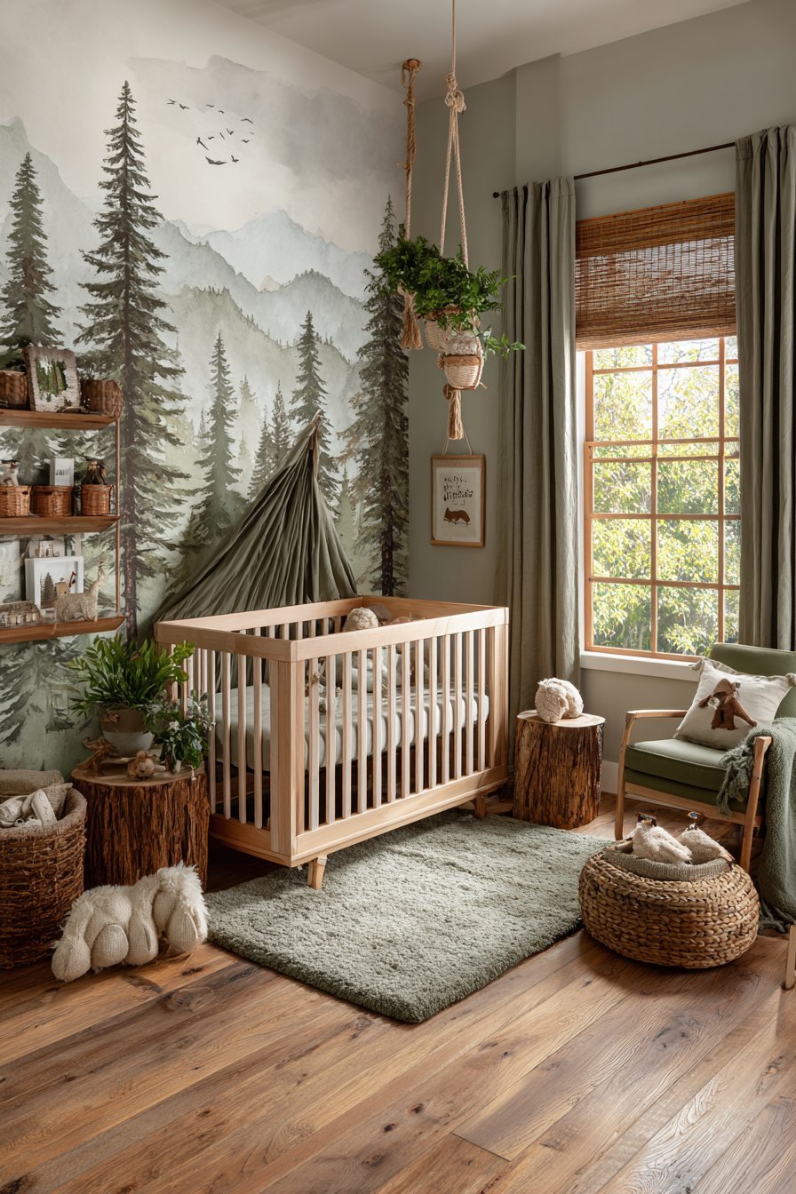 Nature-Themed Forest Retreat