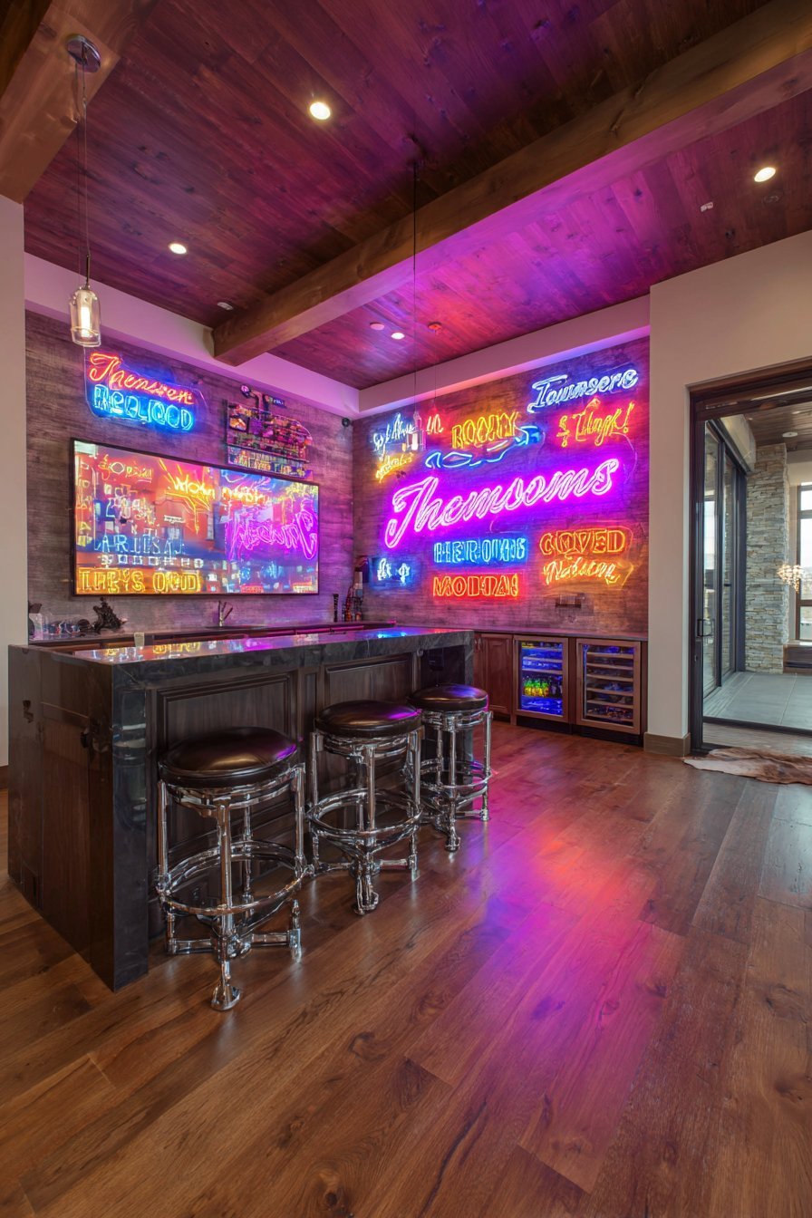 Illuminated Neon Sign Collection