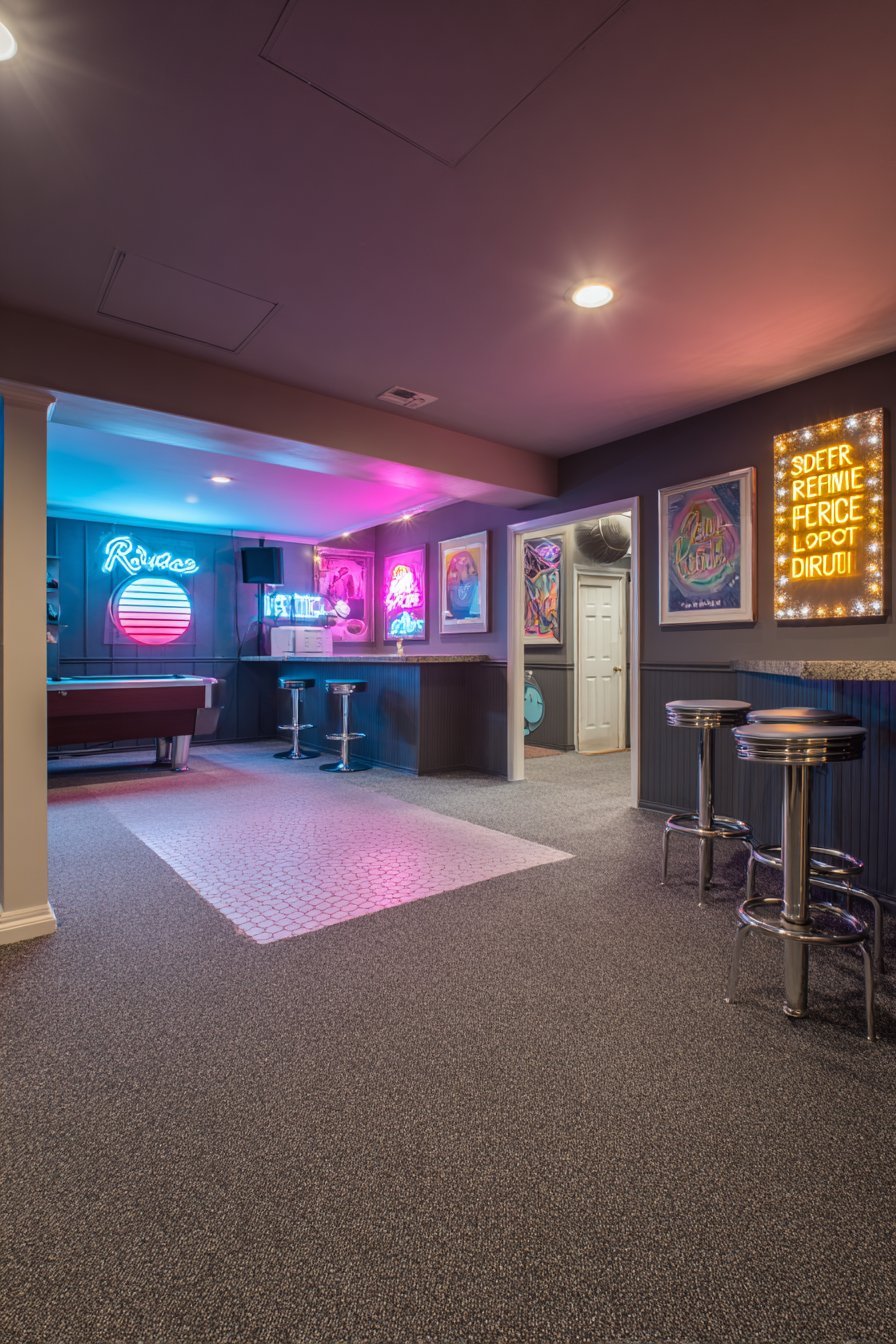 Illuminated Neon Sign Collection