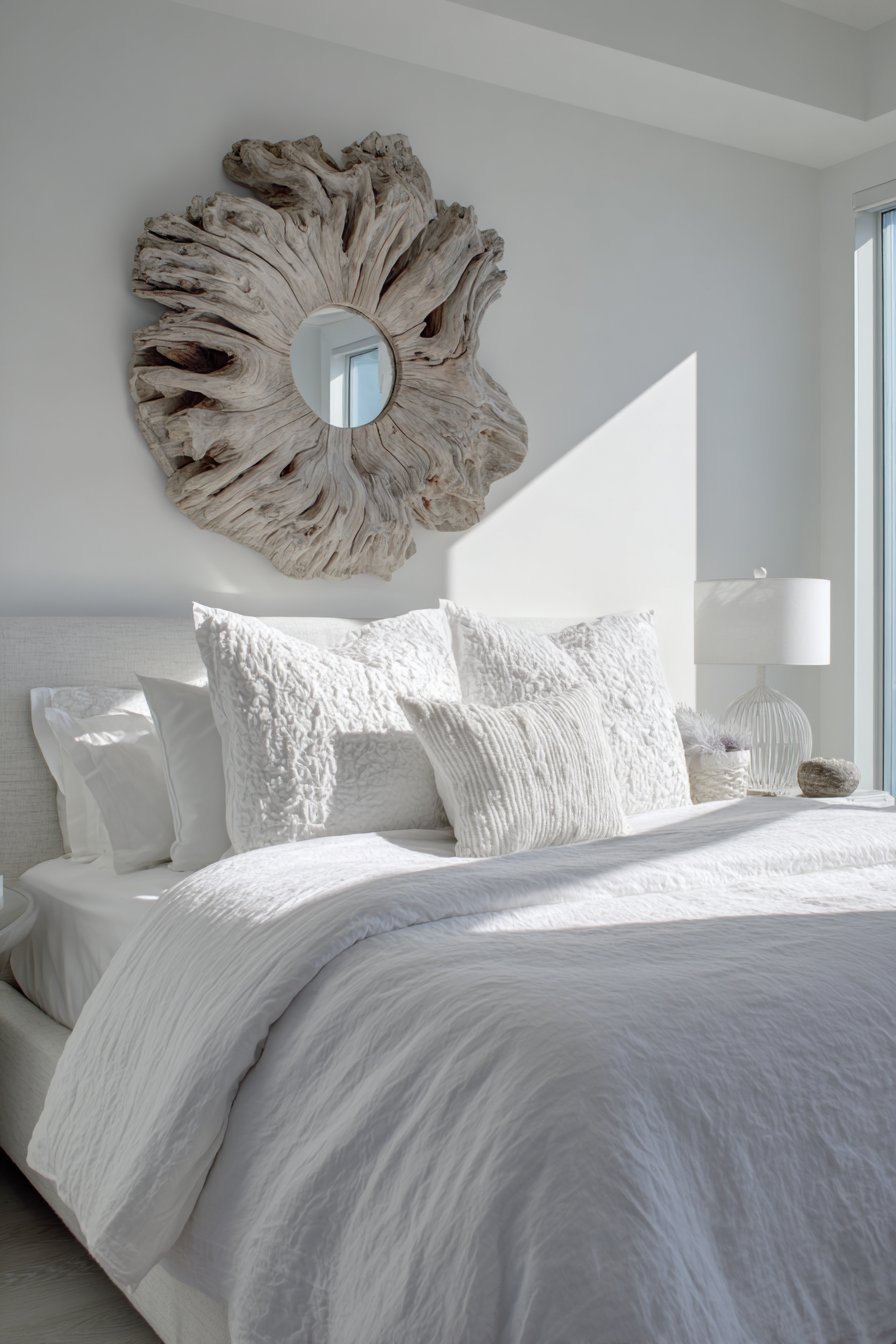 Coastal Bedroom Driftwood Art