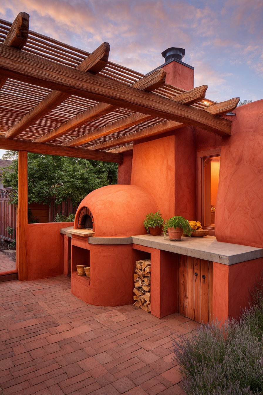 Built-In Outdoor Pizza Oven