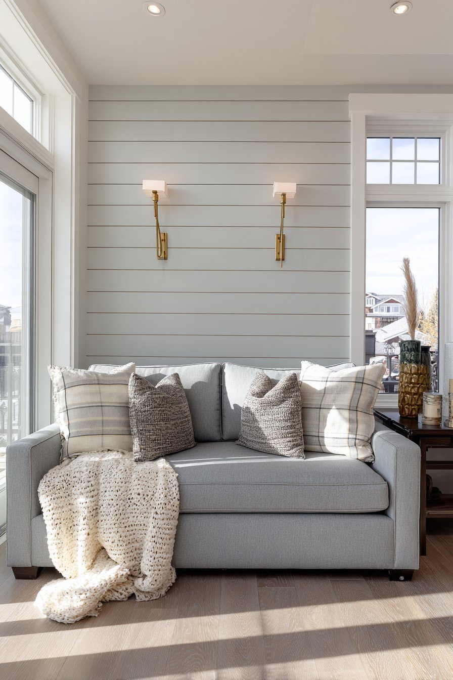 Horizontal Shiplap Paneling