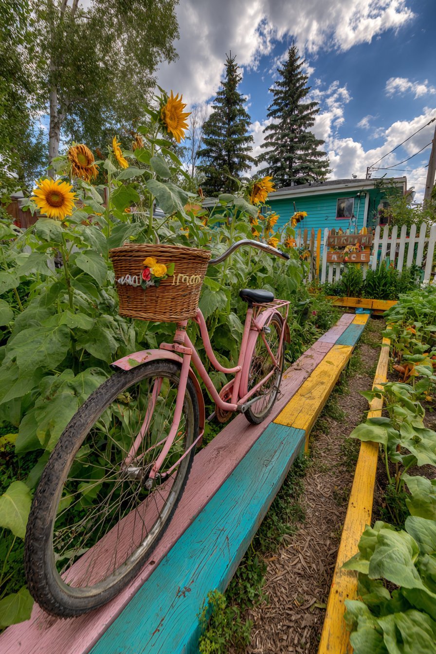 Rainbow Raised Bed Kitchen Garden
