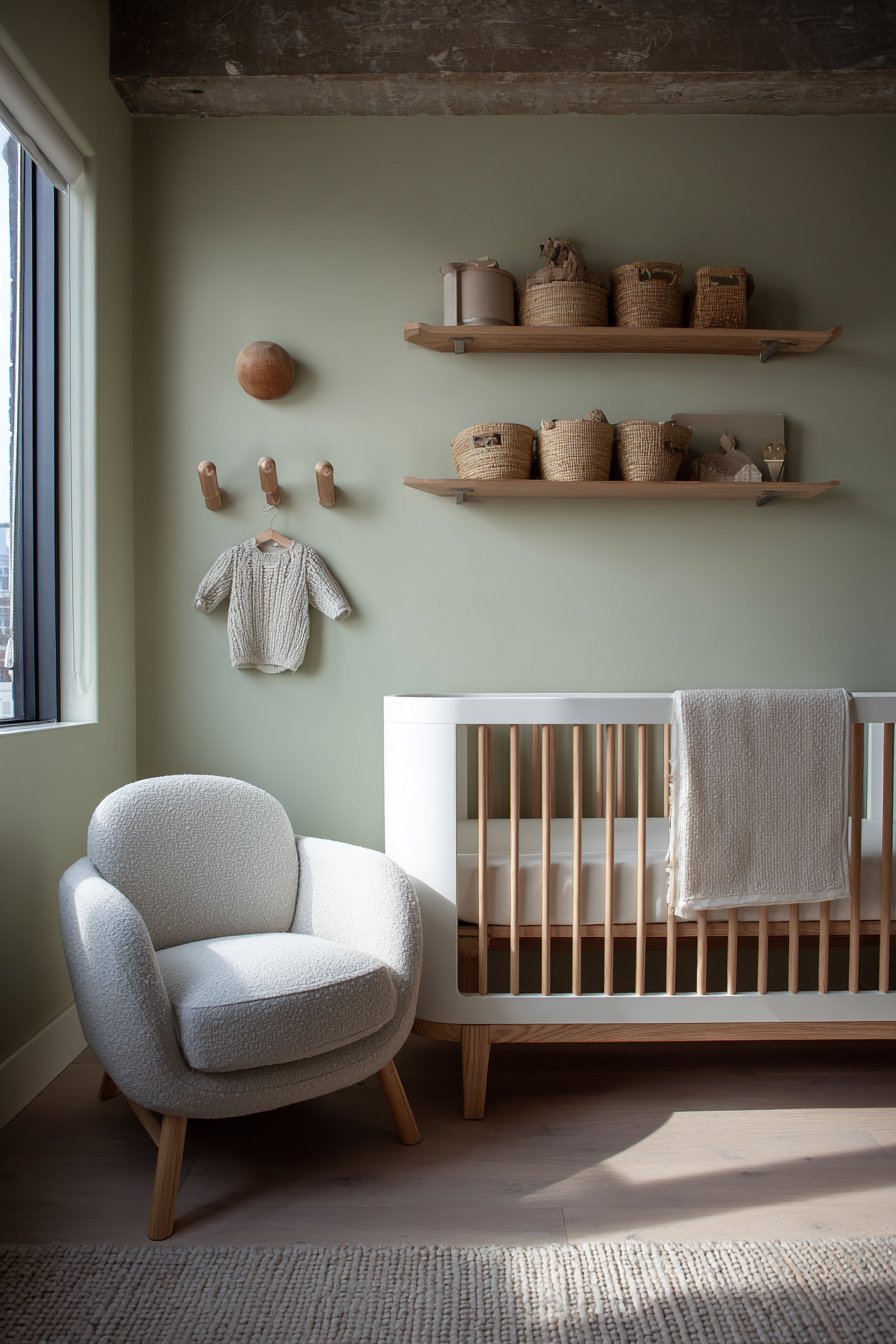 Minimalist Scandinavian Peg Rail System