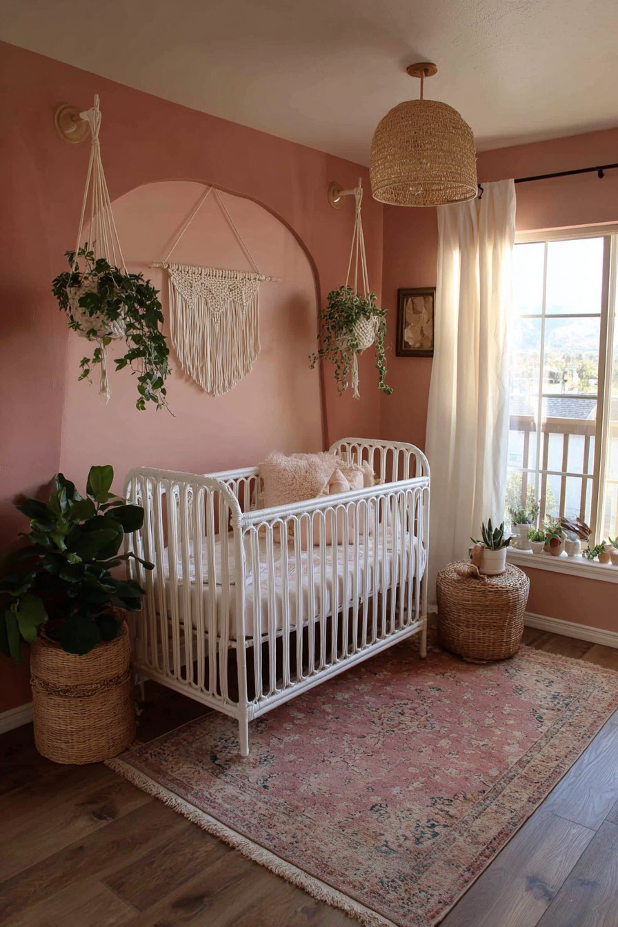 Bohemian Blush Pink Natural Elements