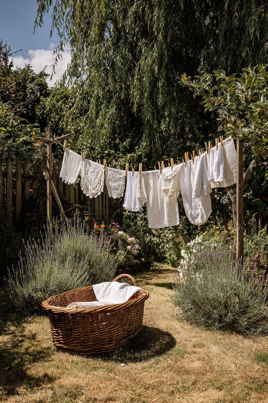 Traditional Clothesline Display