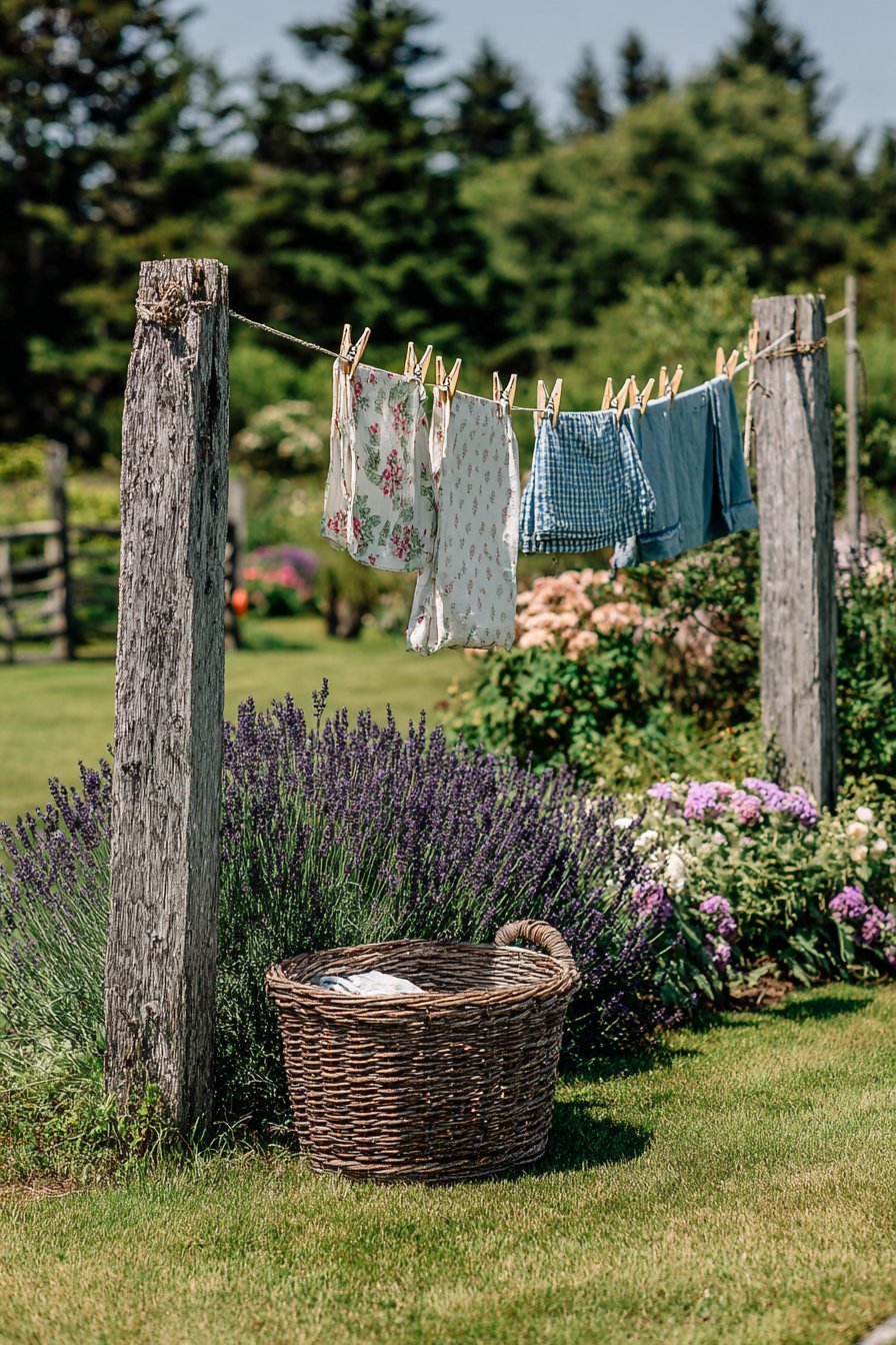 Traditional Clothesline Display