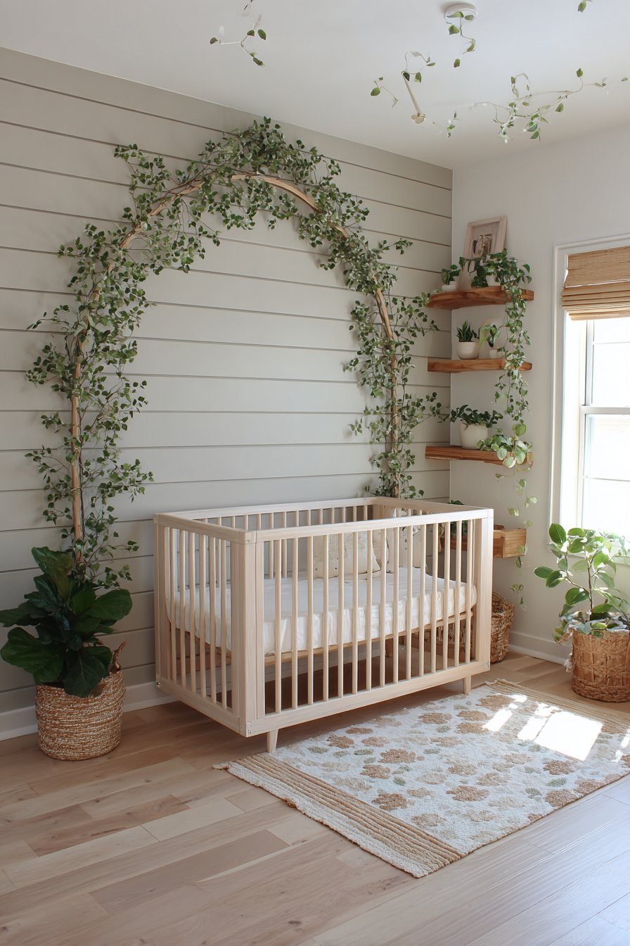 Modern Farmhouse with Preserved Botanicals