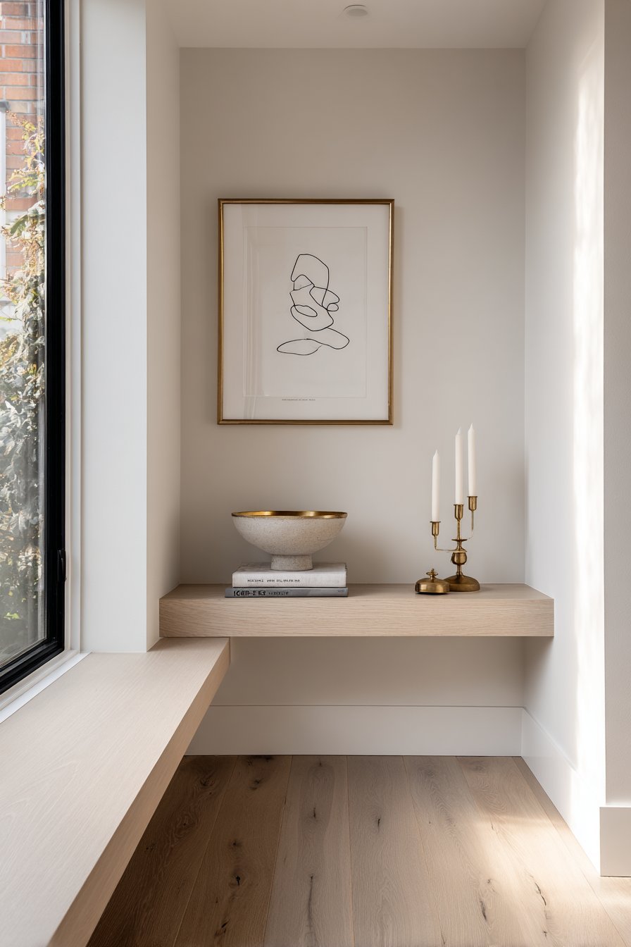 Scandinavian Minimalist Line Drawing