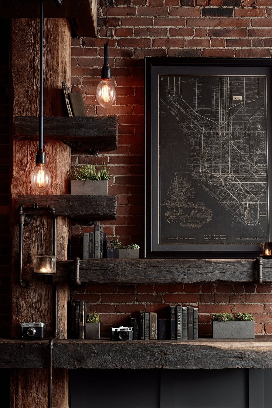 Industrial Exposed Brick Character