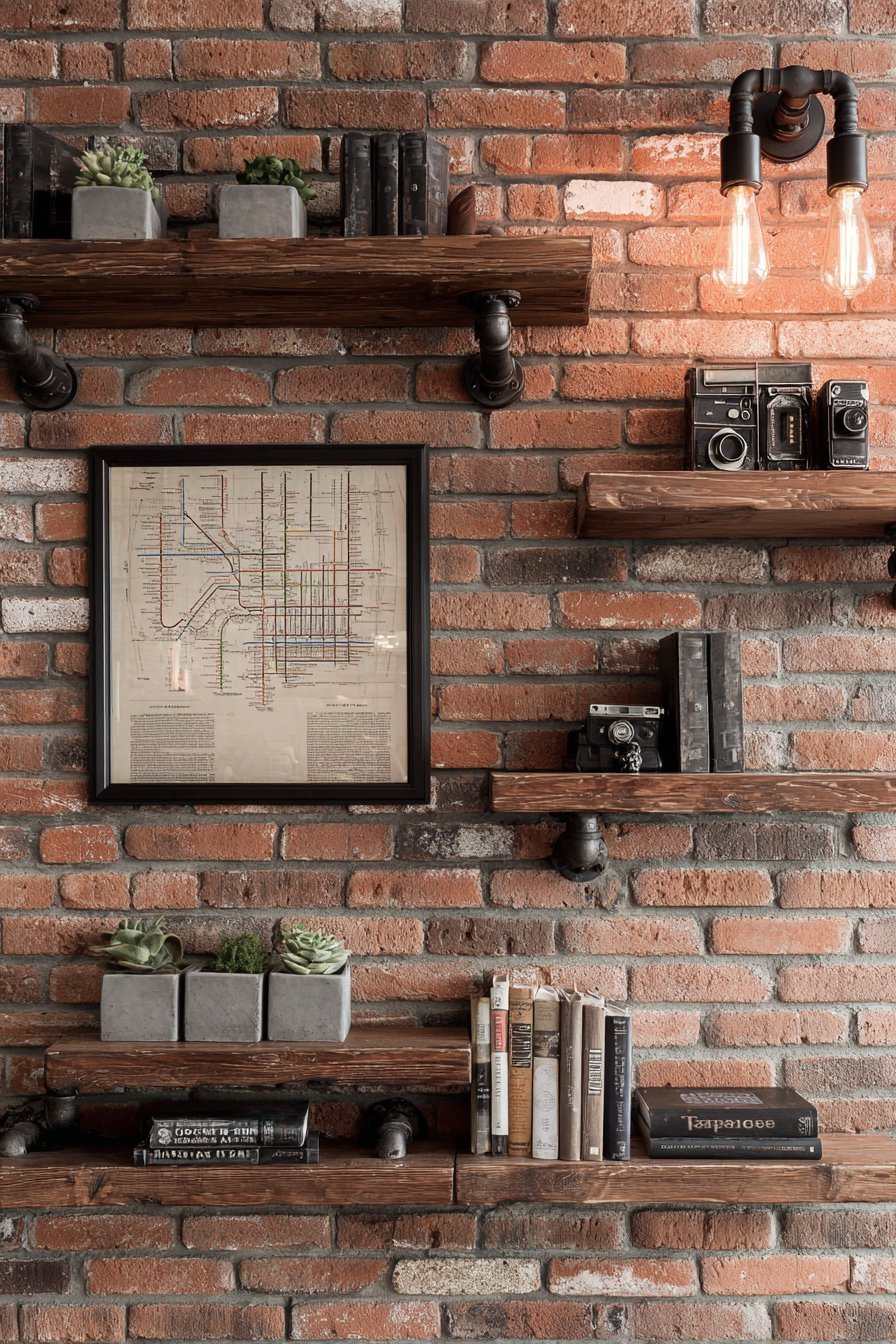 Industrial Exposed Brick Character
