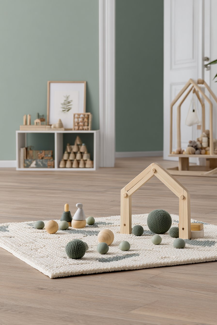 Safe Cream Play Area