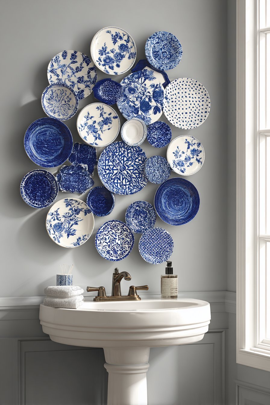 Vintage Ceramic Plate Collection