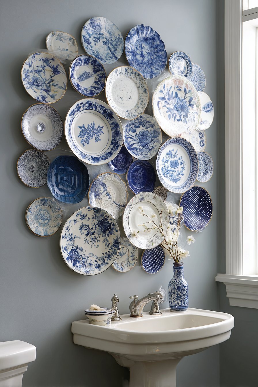 Vintage Ceramic Plate Collection