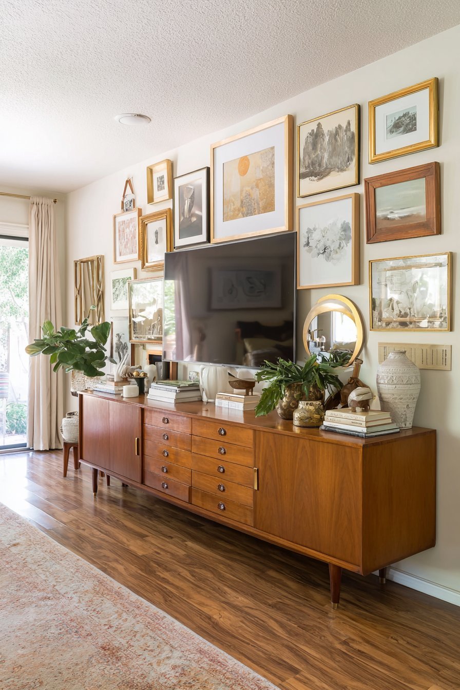 Eclectic Gallery Wall Integration