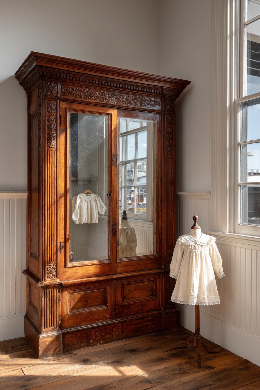 Antique Wardrobe Storage