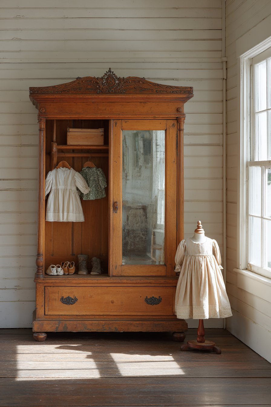 Antique Wardrobe Storage