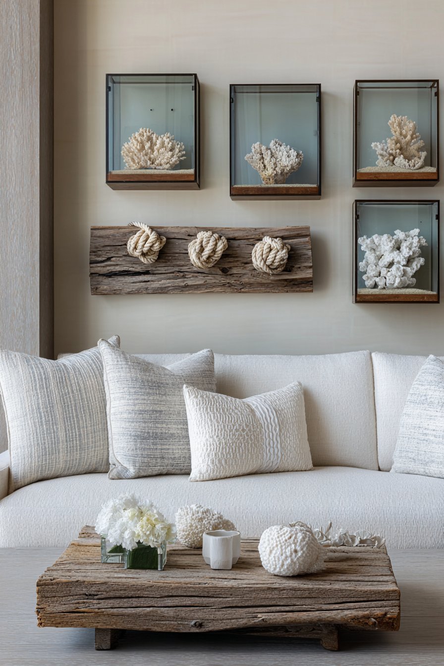 Coastal Driftwood Sculptural Art