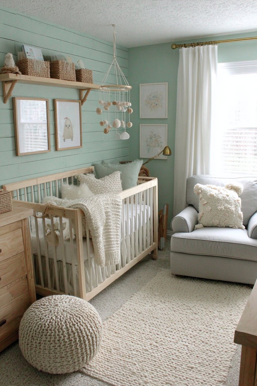 Mint green nursery