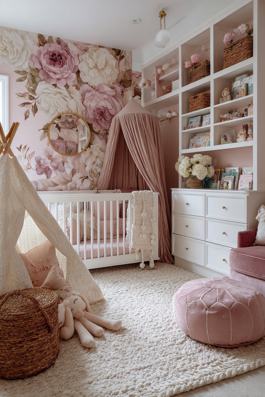 Soft pink nursery
