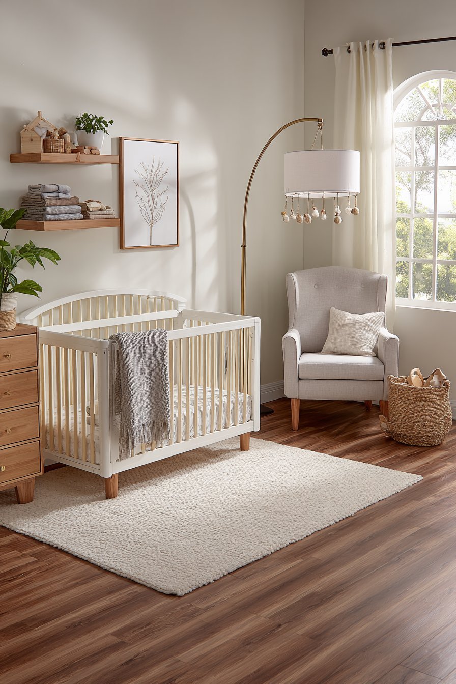 Simple baby nursery