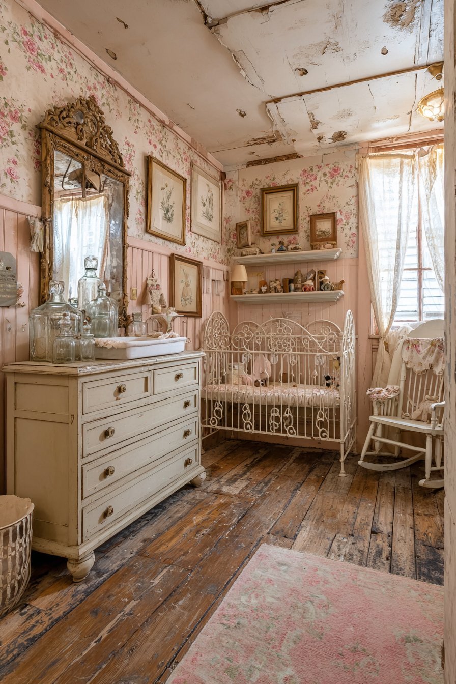 Vintage nursery room