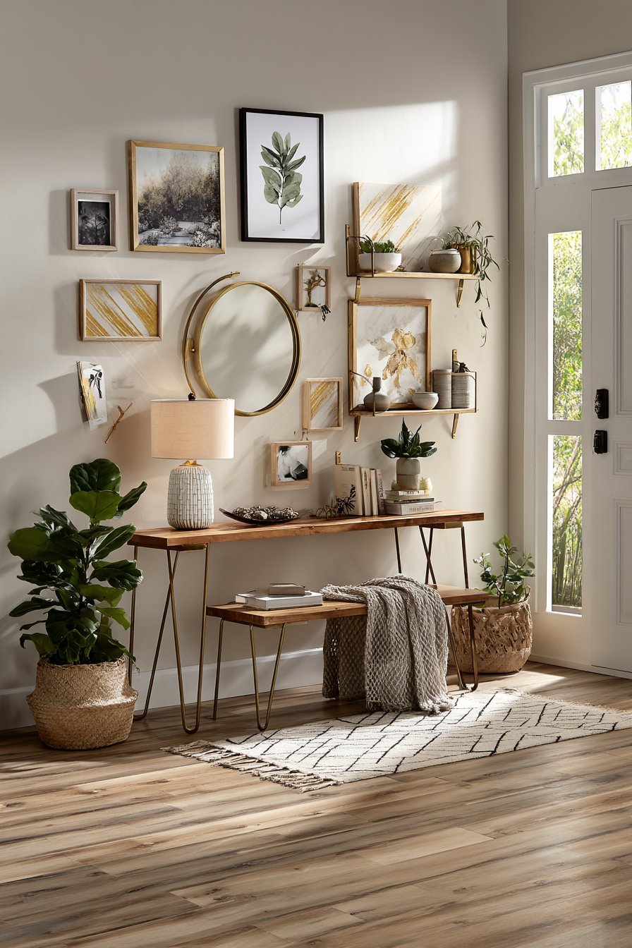 Entry wall decor ideas