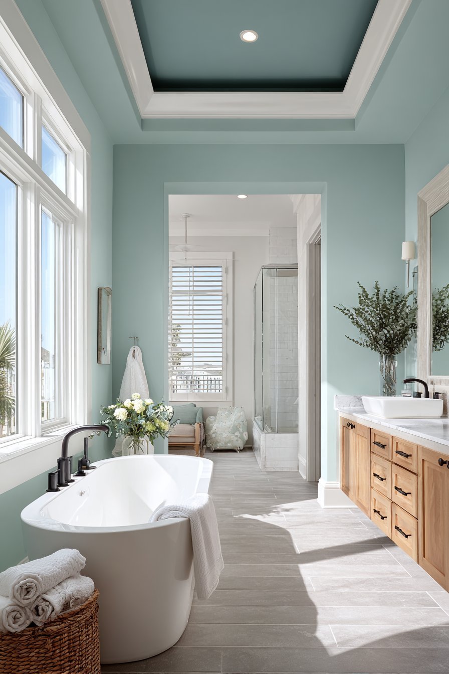 Bathroom wall colors