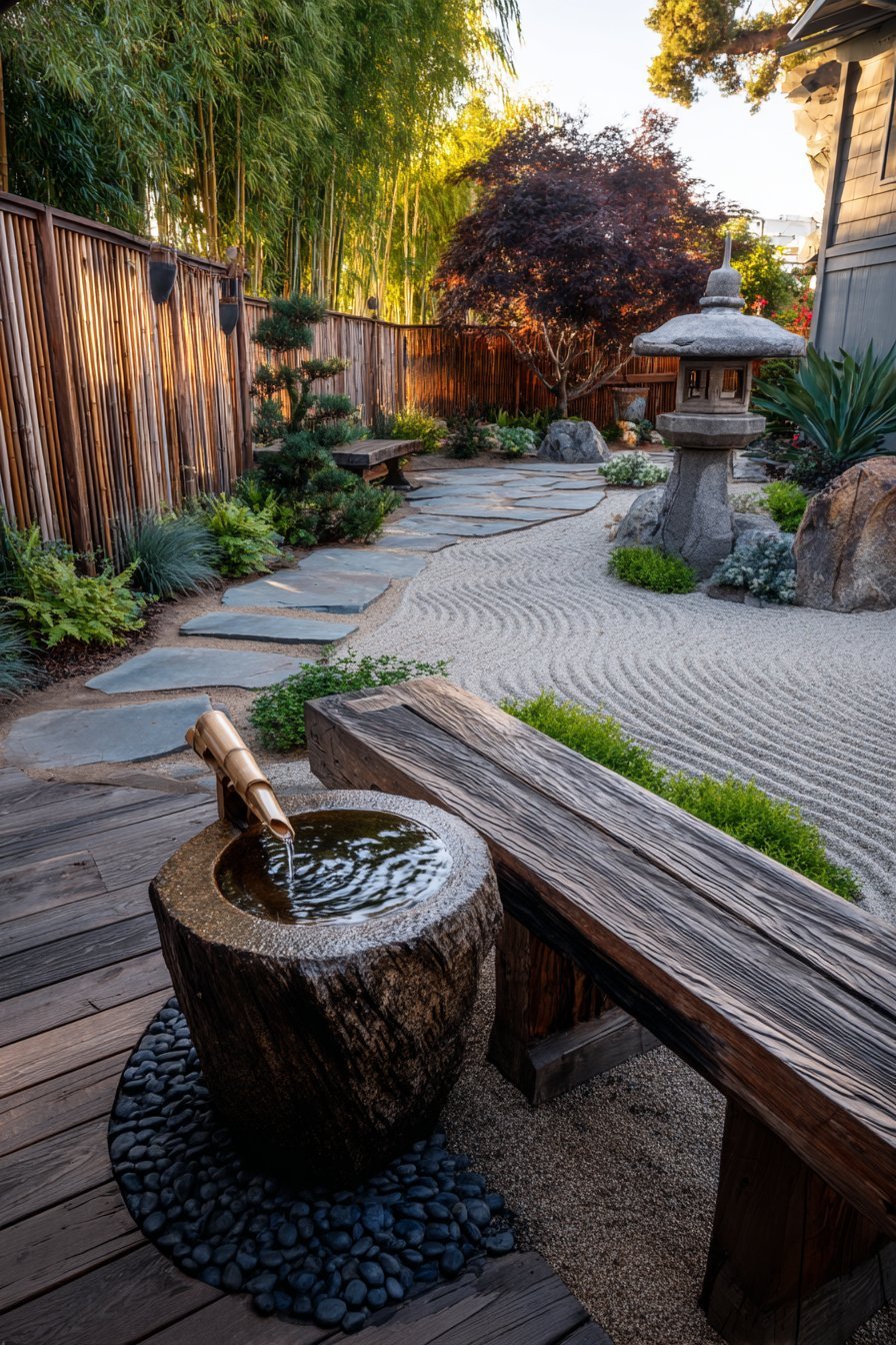 Japanese backyard