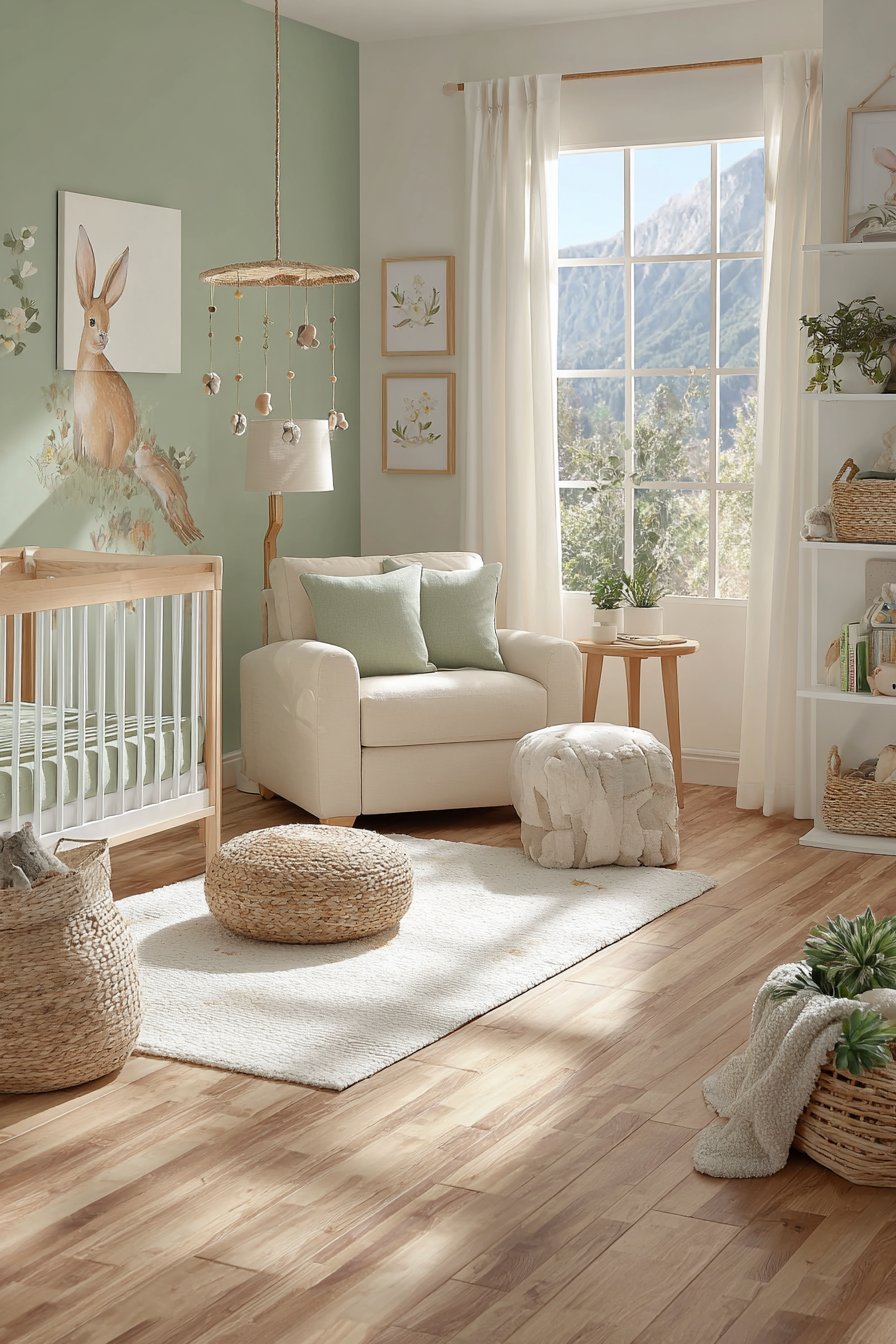 Light green nursery