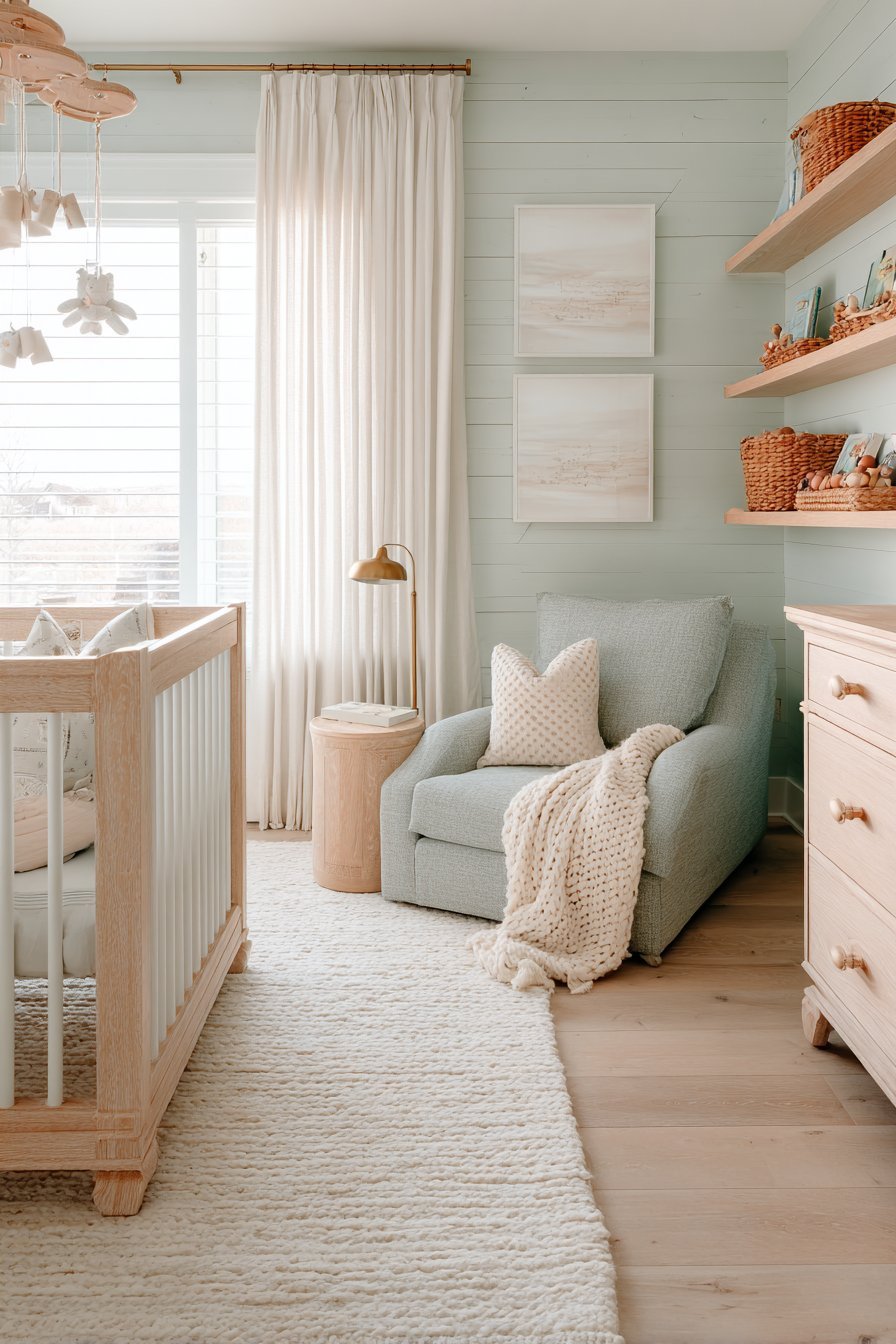 Mint green nursery