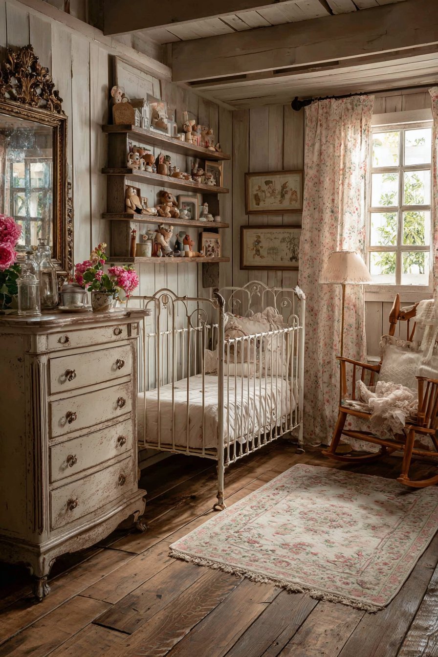 Vintage nursery room