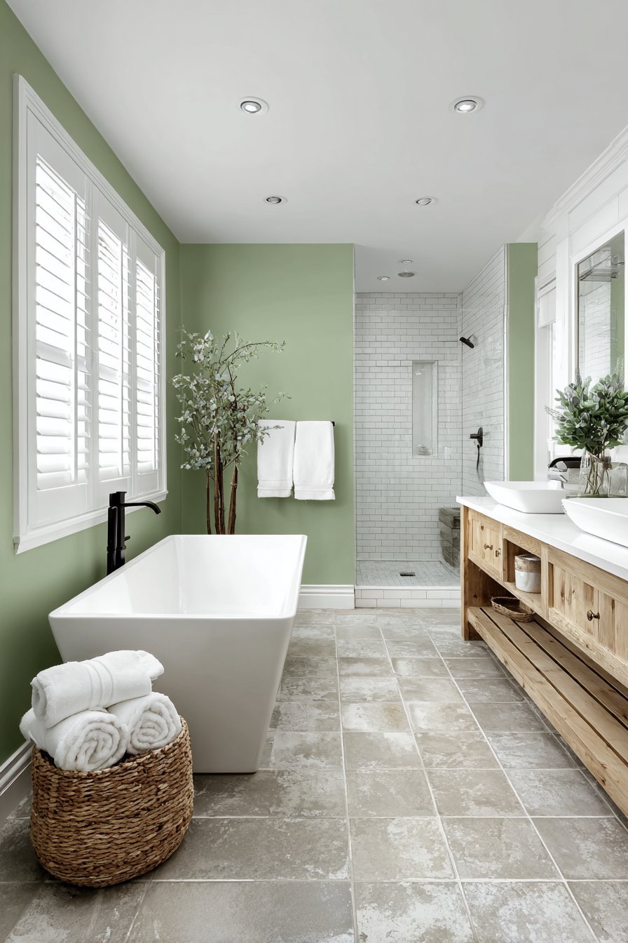 Bathroom wall colors