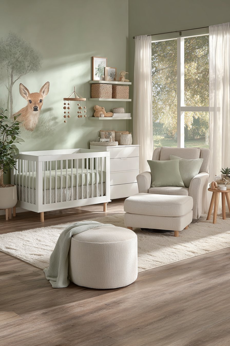 Light green nursery