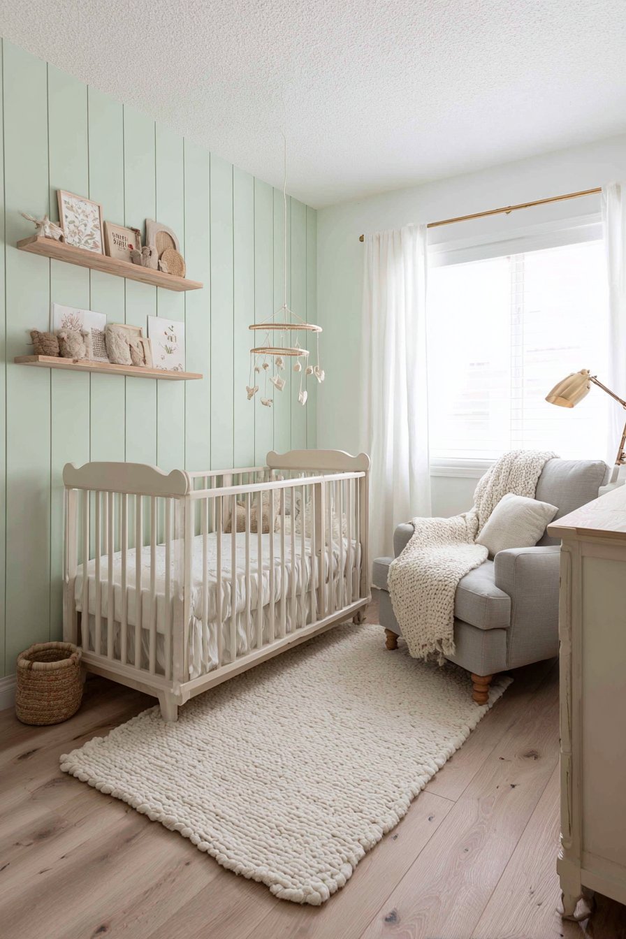 Mint green nursery