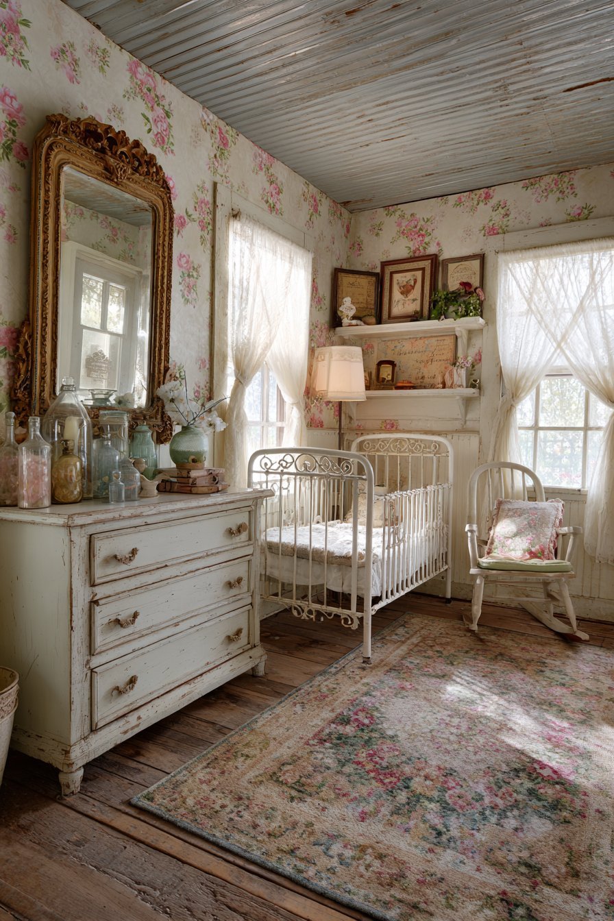 Vintage nursery room