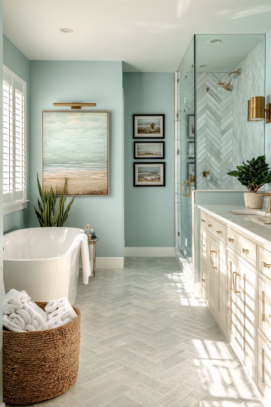 Bathroom artwork ideas