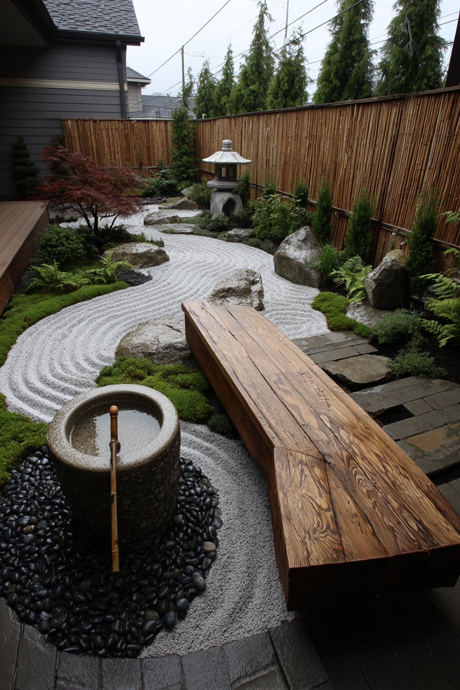 Japanese backyard