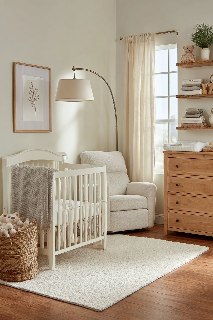 Simple baby nursery