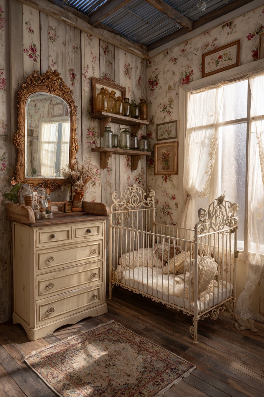 Vintage nursery room