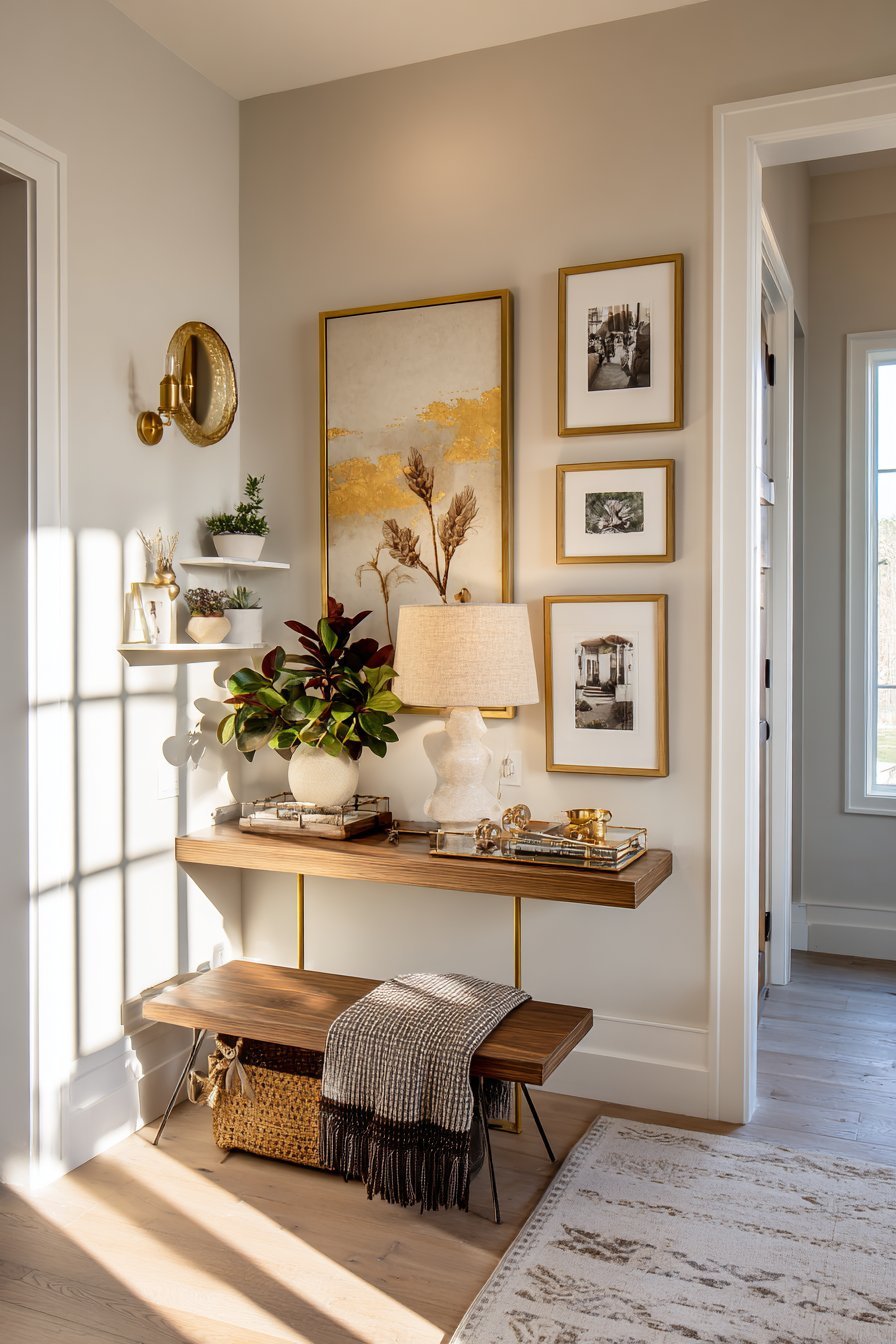 Entry wall decor ideas