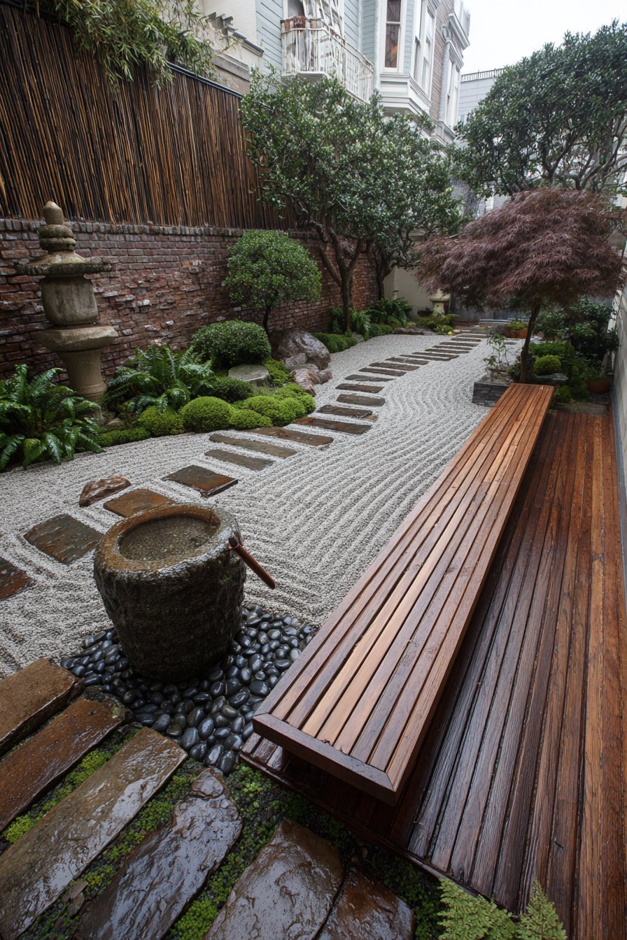 Japanese backyard