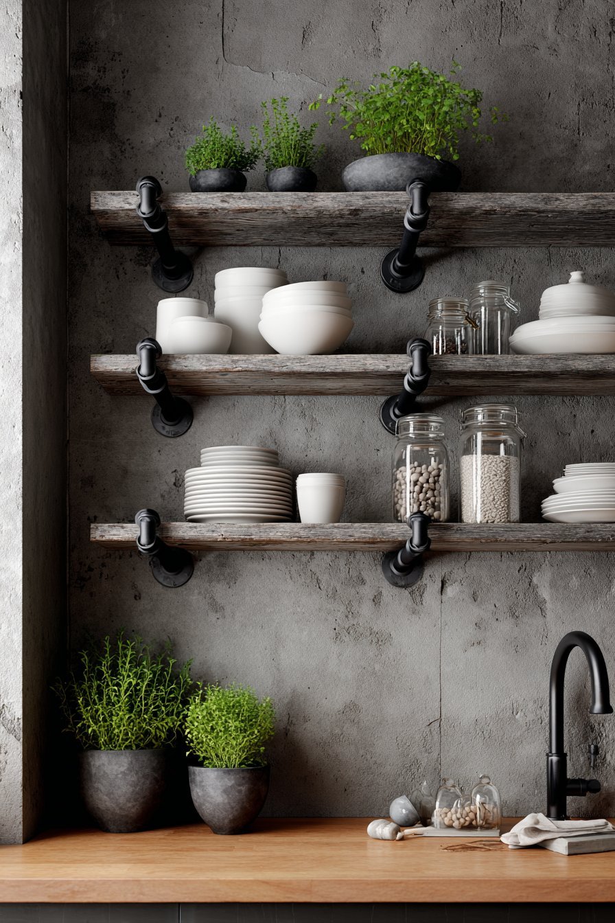 Open Metal Shelving